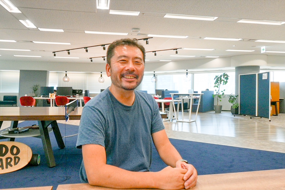 Takeshi.G インタビューの様子