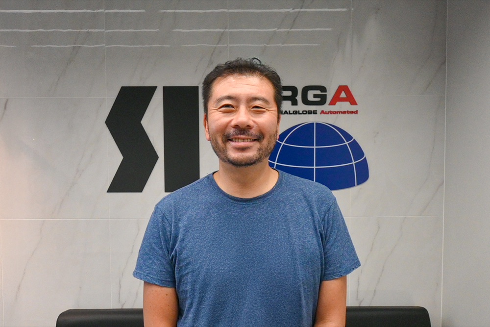 Takeshi.G インタビューの様子