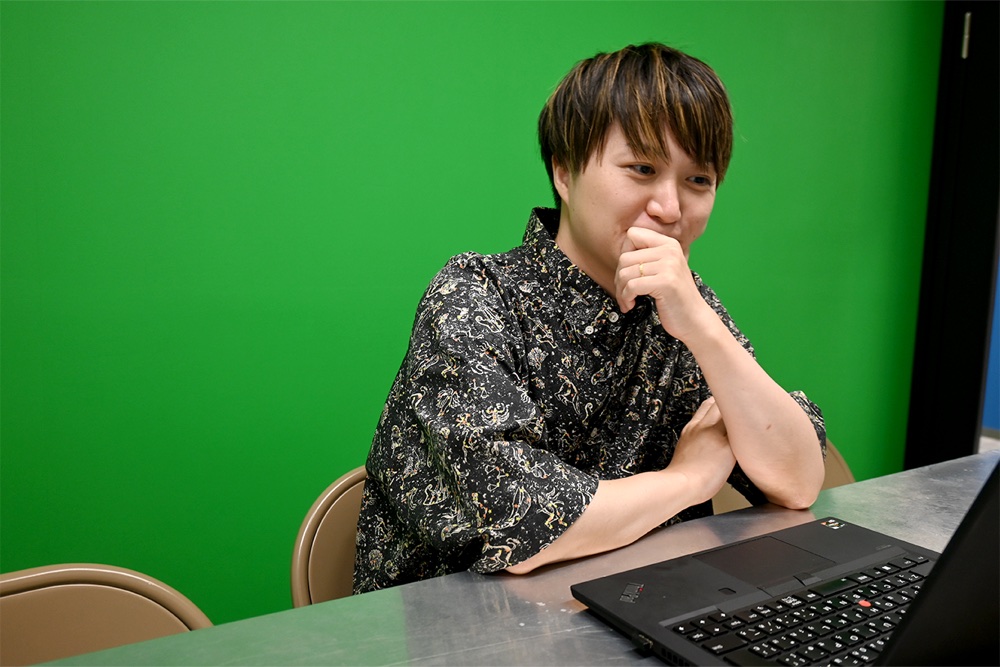 Yuto.S インタビューの様子